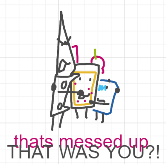 A panel from Ready Oar Knot, episode three of the Board Boards object show by Furretwalk/WalkingFurret.